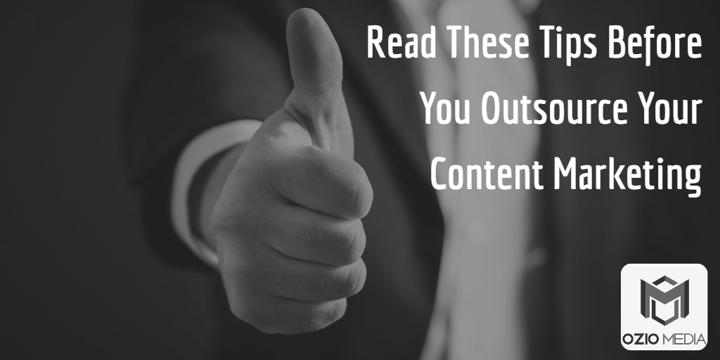 So you’ve decided to outsource your content marketing? Now you can kick back and relax while they handle everything for you, right? Not so fast.

If you want awesome results from outsourcing, read these tips first.
Make a Plan
If you want your content marketing efforts to be successful, you can’t think in… Continue Reading…